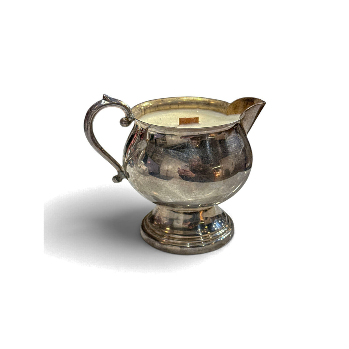 Antiquarian Silver Candle No. 1 - Curated Home Decor