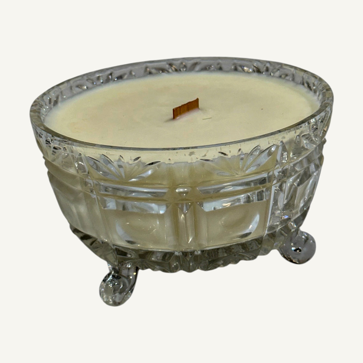 
                  
                    Antiquarian Crystal Footed Candle - Curated Home Decor
                  
                