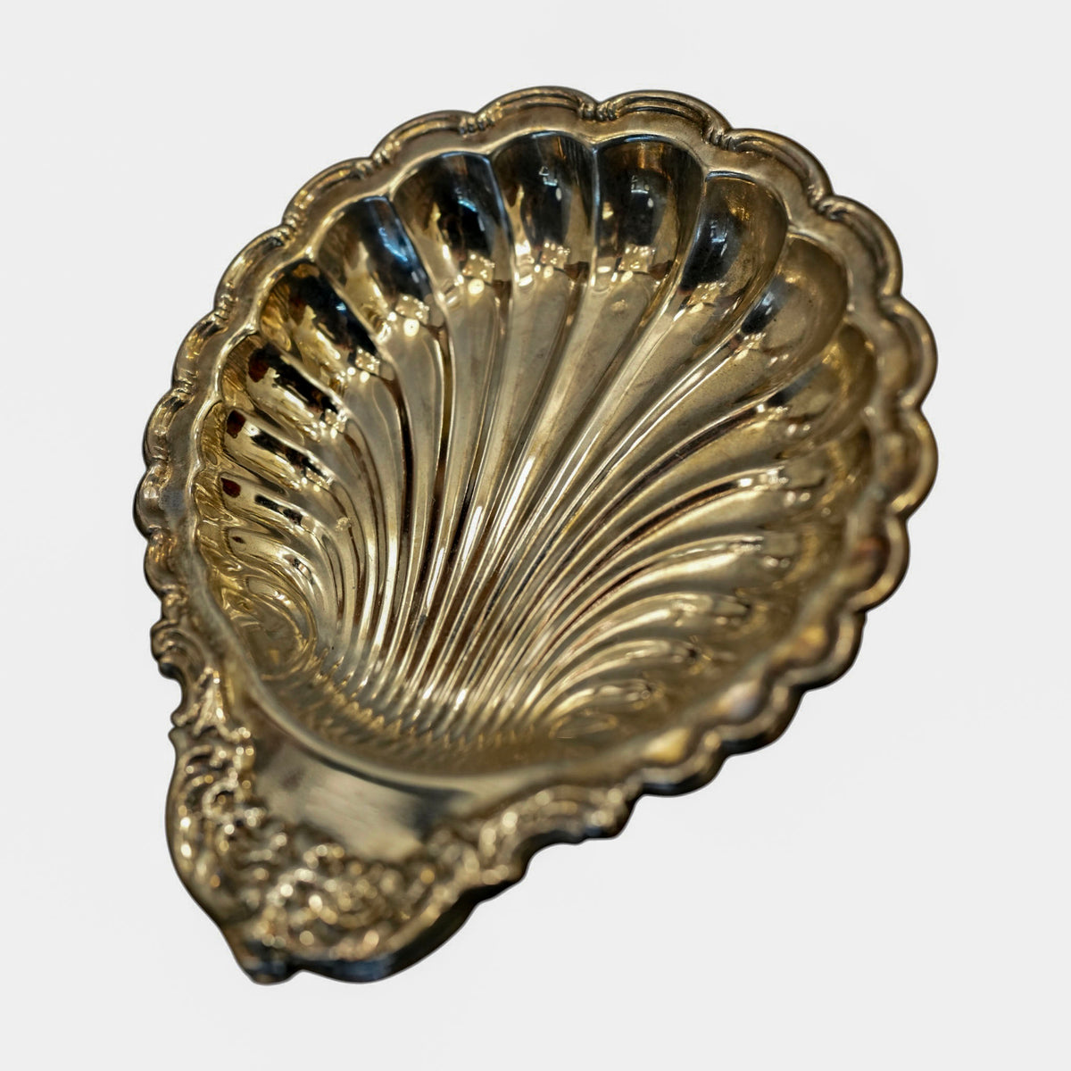 Vintage Footed Shell Dish - Curated Home Decor