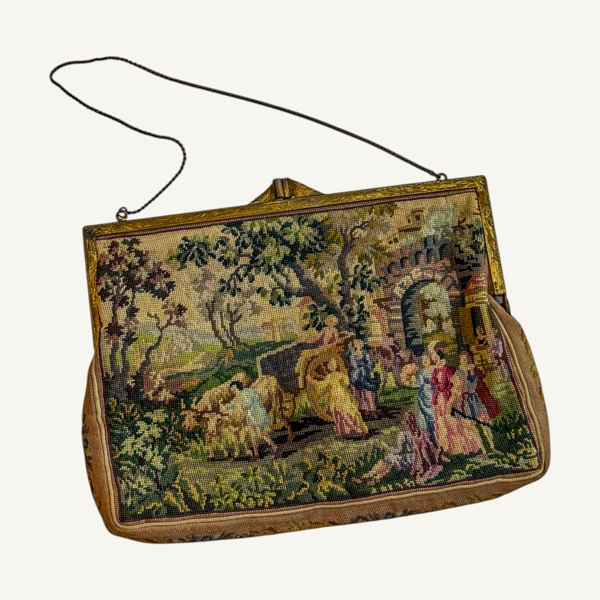 
                  
                    Vintage 1930s Austrian Micro Petit Point Purse - Curated Home Decor
                  
                