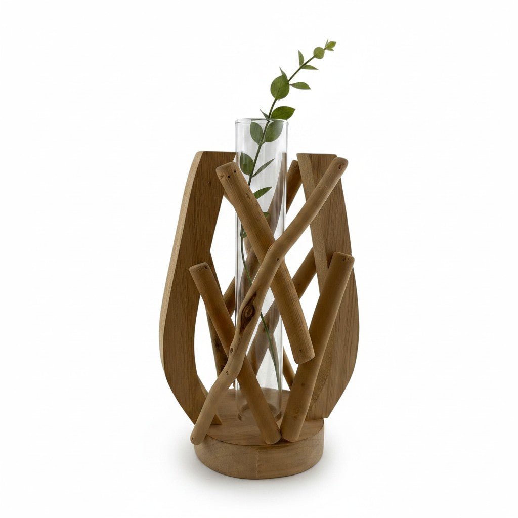 Driftwood Propagation Plant Vase - Curated Home Decor