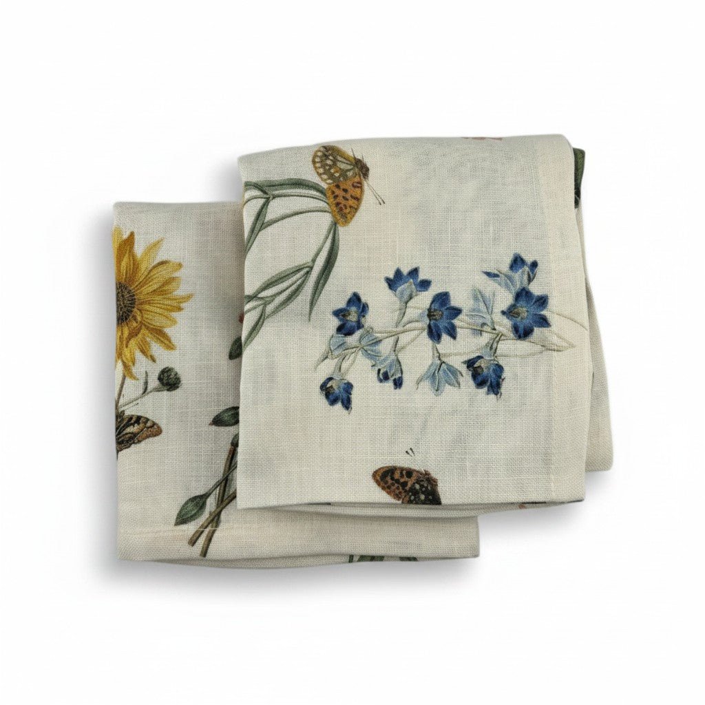 
                  
                    Juliska Floral Garden Napkins, Set of 4 - Curated Home Decor
                  
                