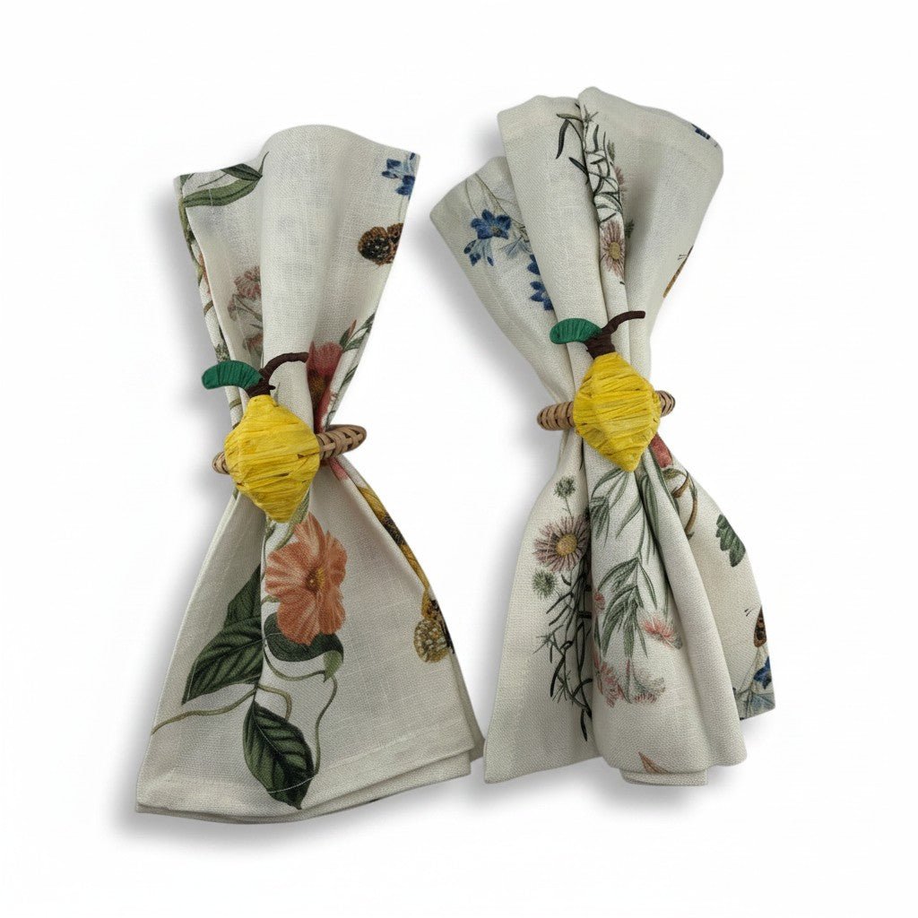 
                  
                    Juliska Floral Garden Napkins, Set of 4 - Curated Home Decor
                  
                