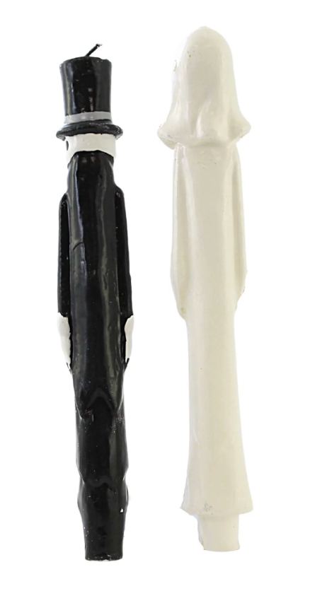 Newlydeads Taper Candle Bride and Groom - Curated Home Decor