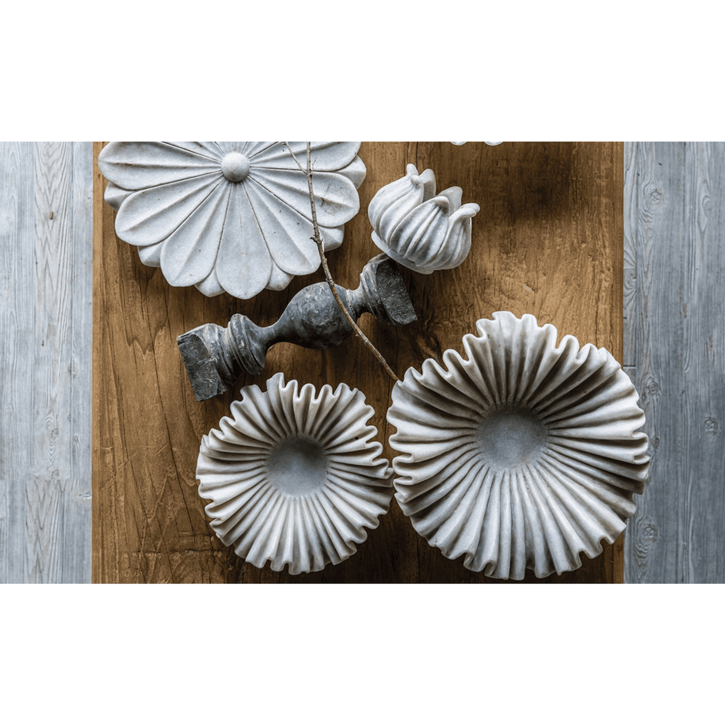 
                  
                    Marble Wrinkle Bowl, Large - Curated Home Decor
                  
                