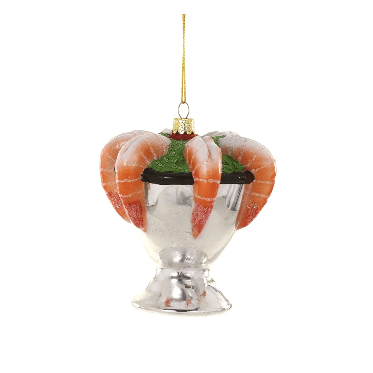 Cody Foster & Co. Shrimp Cocktail Ornament - Curated Home Decor