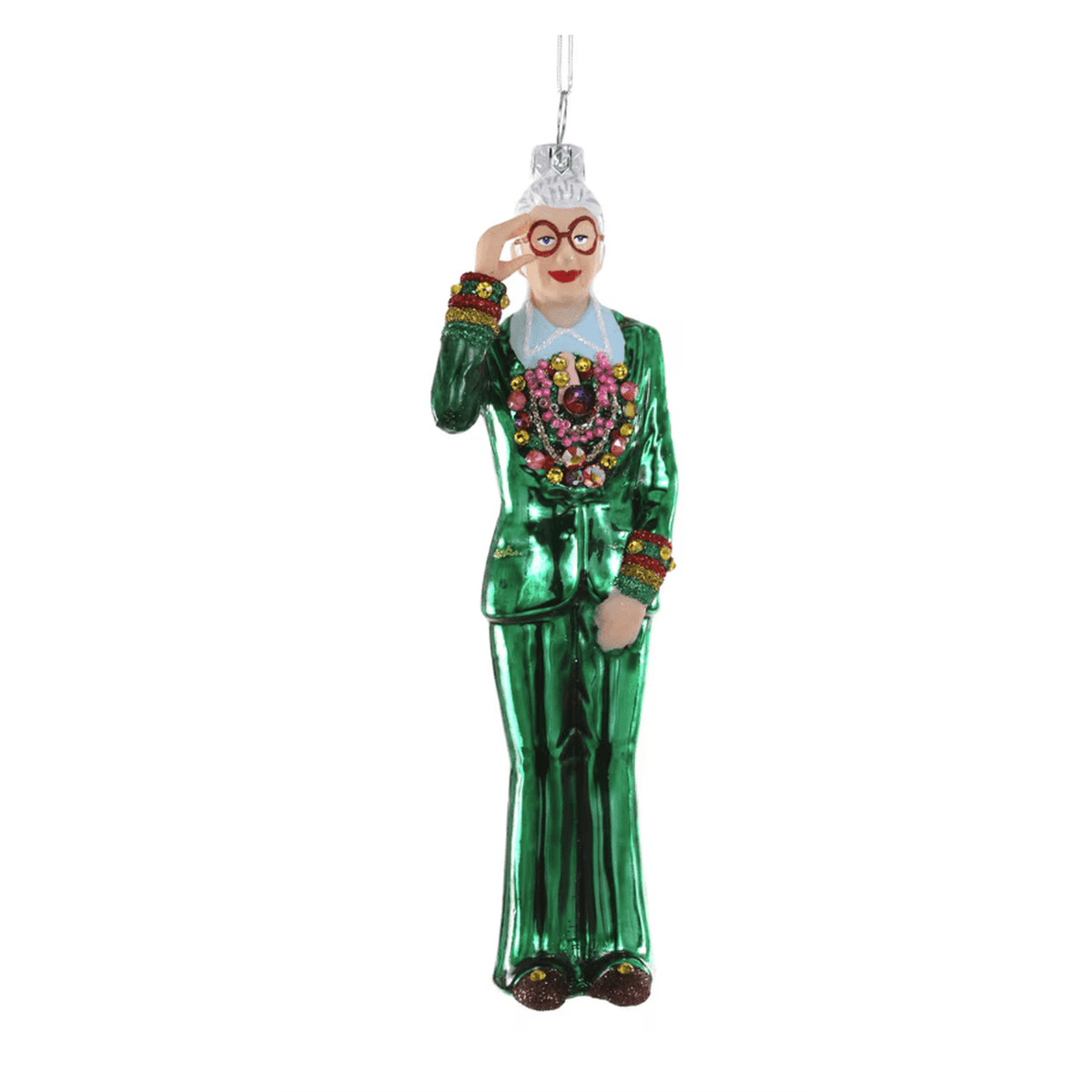 Iris Apfel Glass Ornament – Cody Foster & Co - Curated Home Decor