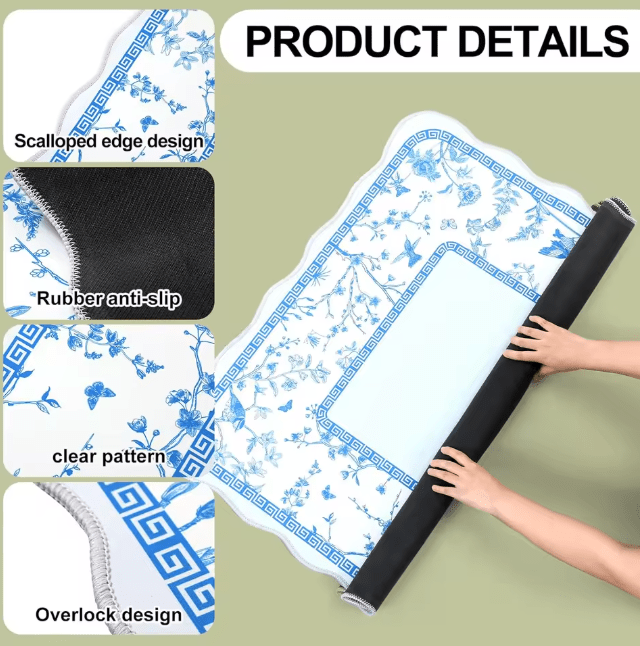 
                  
                    Chinoiserie Mahjong Playmat - Curated Home Decor
                  
                