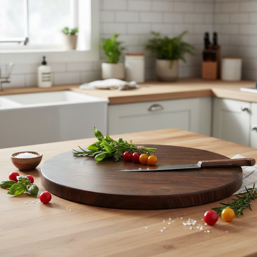 
                  
                    Round wooden serving boards - Curated Home Decor
                  
                