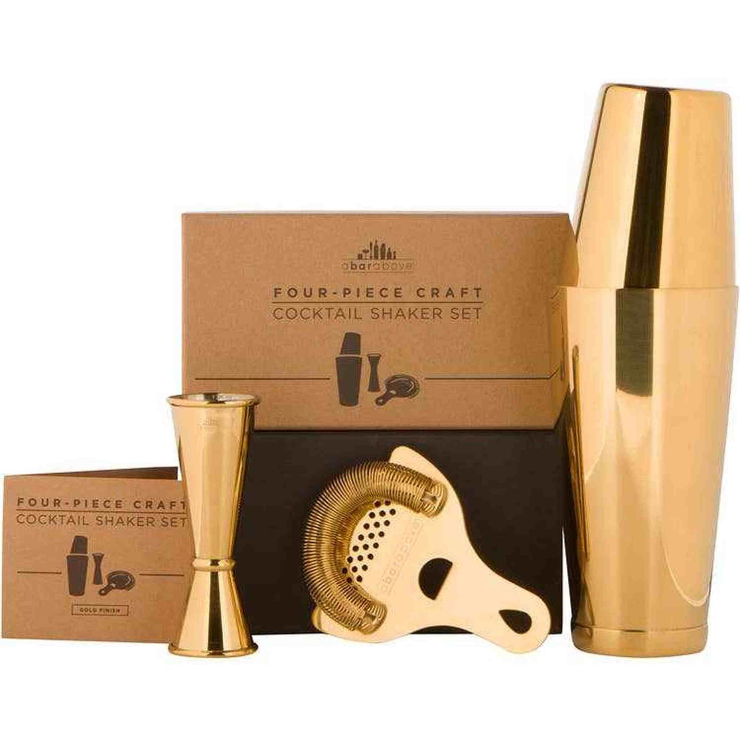 
                  
                    Craft Bar Gift Set (4pc) in Gold - Curated Home Decor
                  
                
