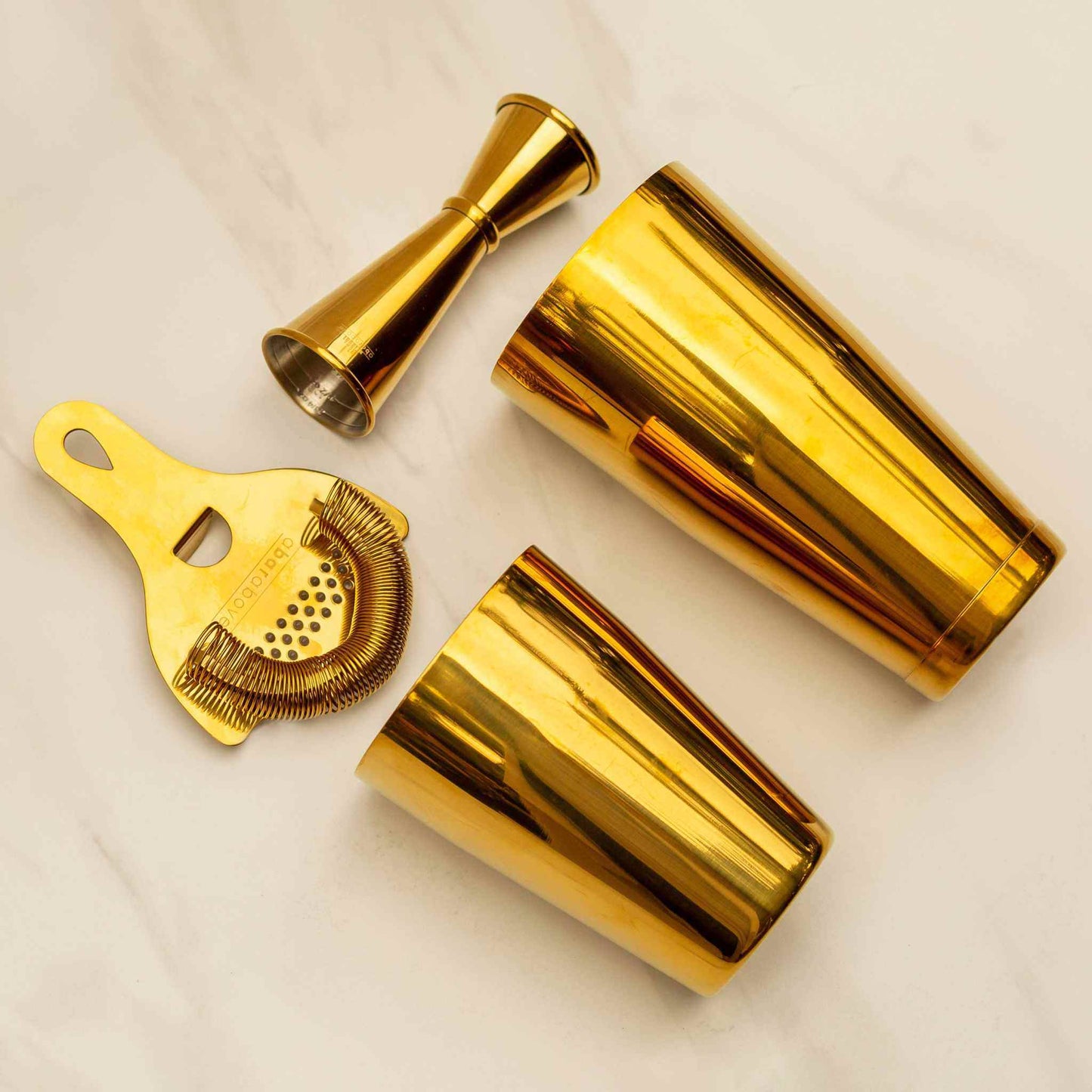 Craft Bar Gift Set (4pc) in Gold - Curated Home Decor