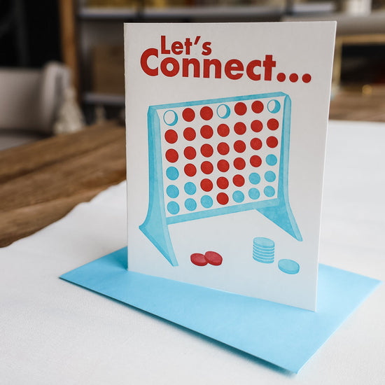 Let's Connect Greeting Card - Curated Home Decor