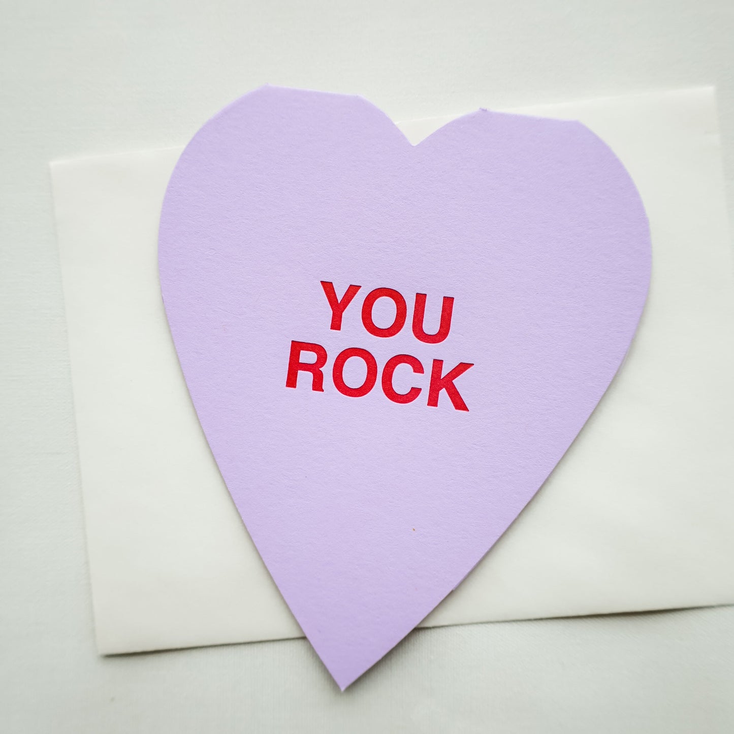 You Rock Conversation Heart - Curated Home Decor