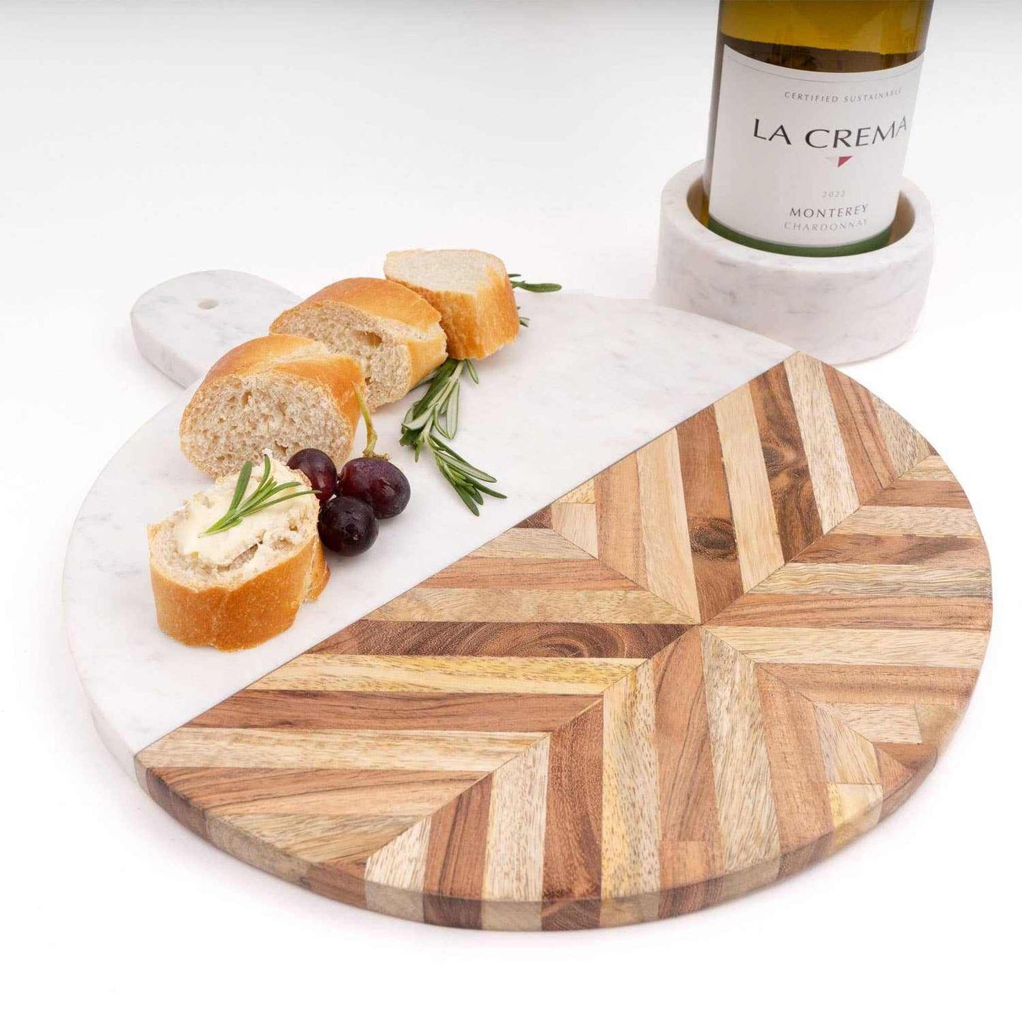 
                  
                    Marble Champagne & Wine Coaster - Curated Home Decor
                  
                
