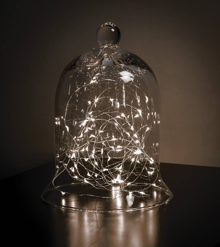 
                  
                    Clear glass bell-shaped cloche, 7 inch, photo 4
                  
                