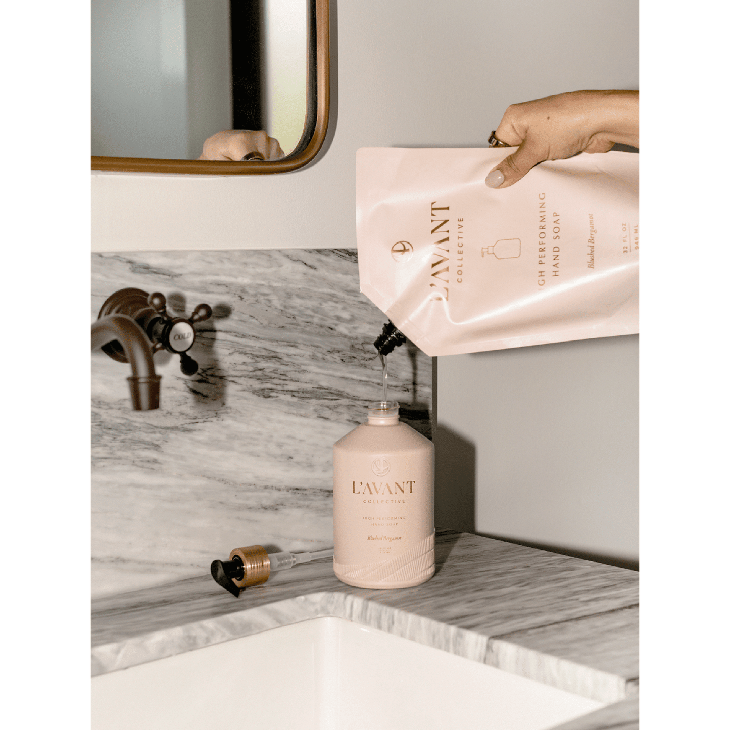 
                  
                    Hand Soap Blushed Bergamot - Curated Home Decor
                  
                