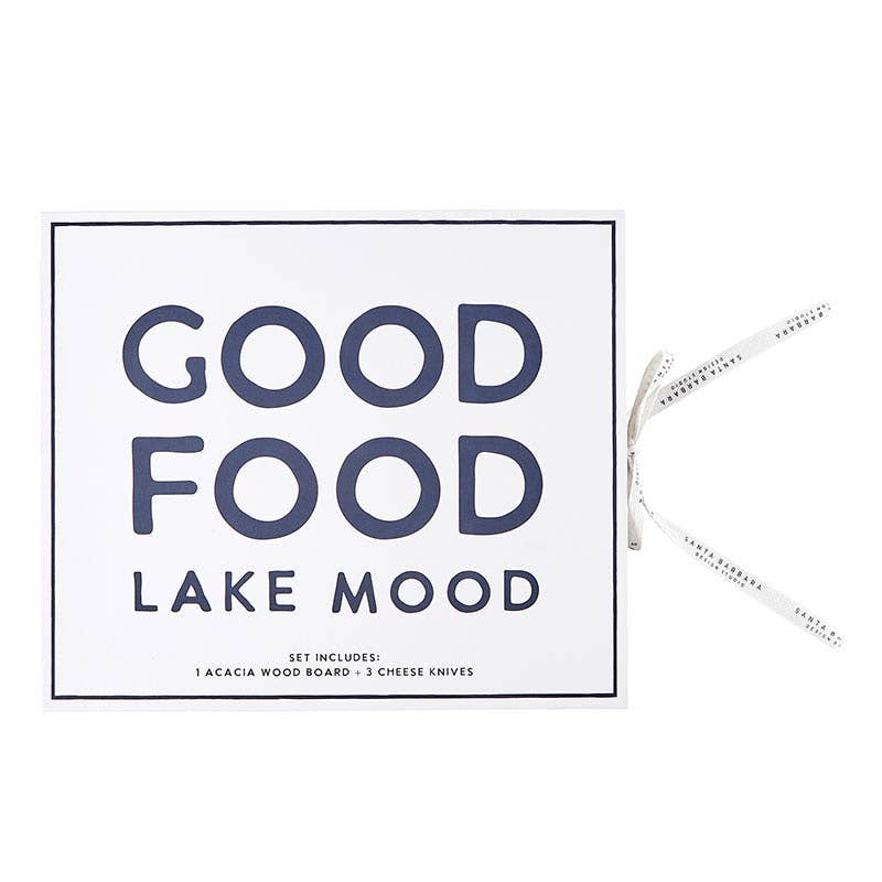 Face to Face Cheese Board Book Box - Good Food Lake Mood - Curated Home Decor