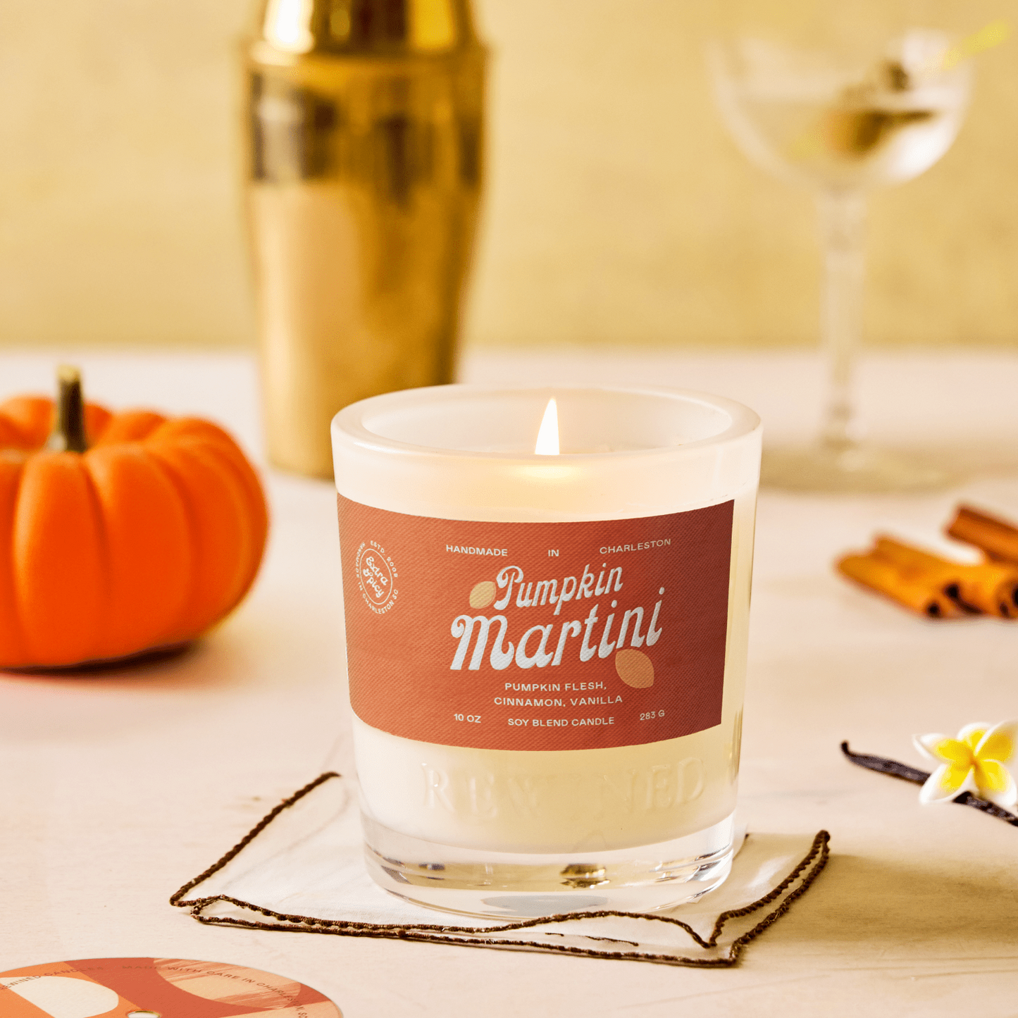 Rewined Pumpkin Martini 10 oz - Curated Home Decor
