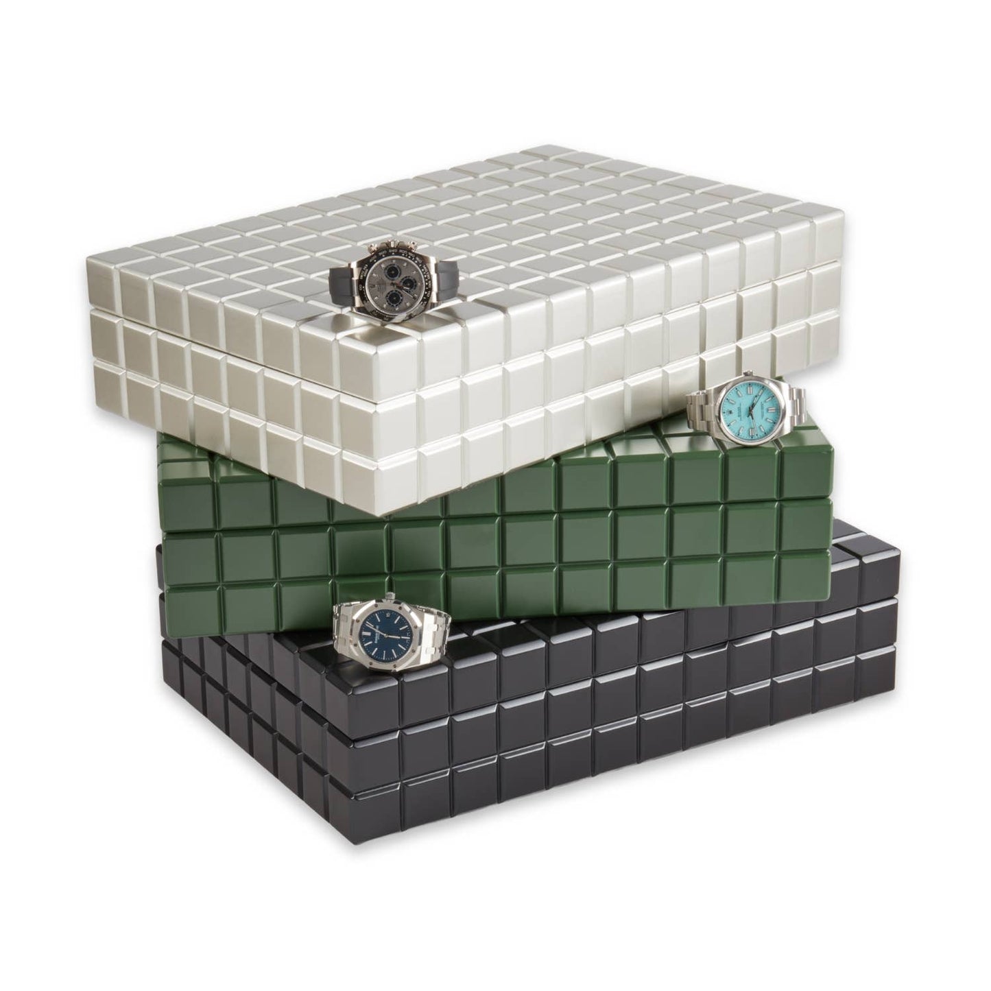 Bogota Cube Design Ten Watch Case - Curated Home Decor