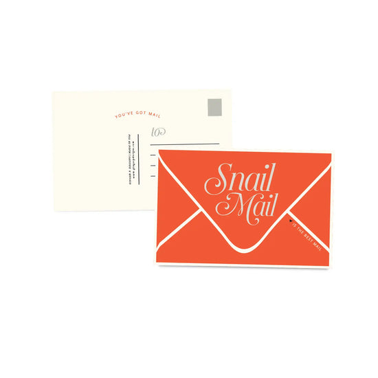 Snail Mail Postcards, Pack of 10