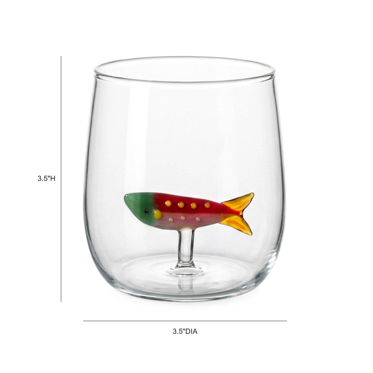 
                  
                    Fishy Water Glasses, Set of 4 - Curated Home Decor
                  
                