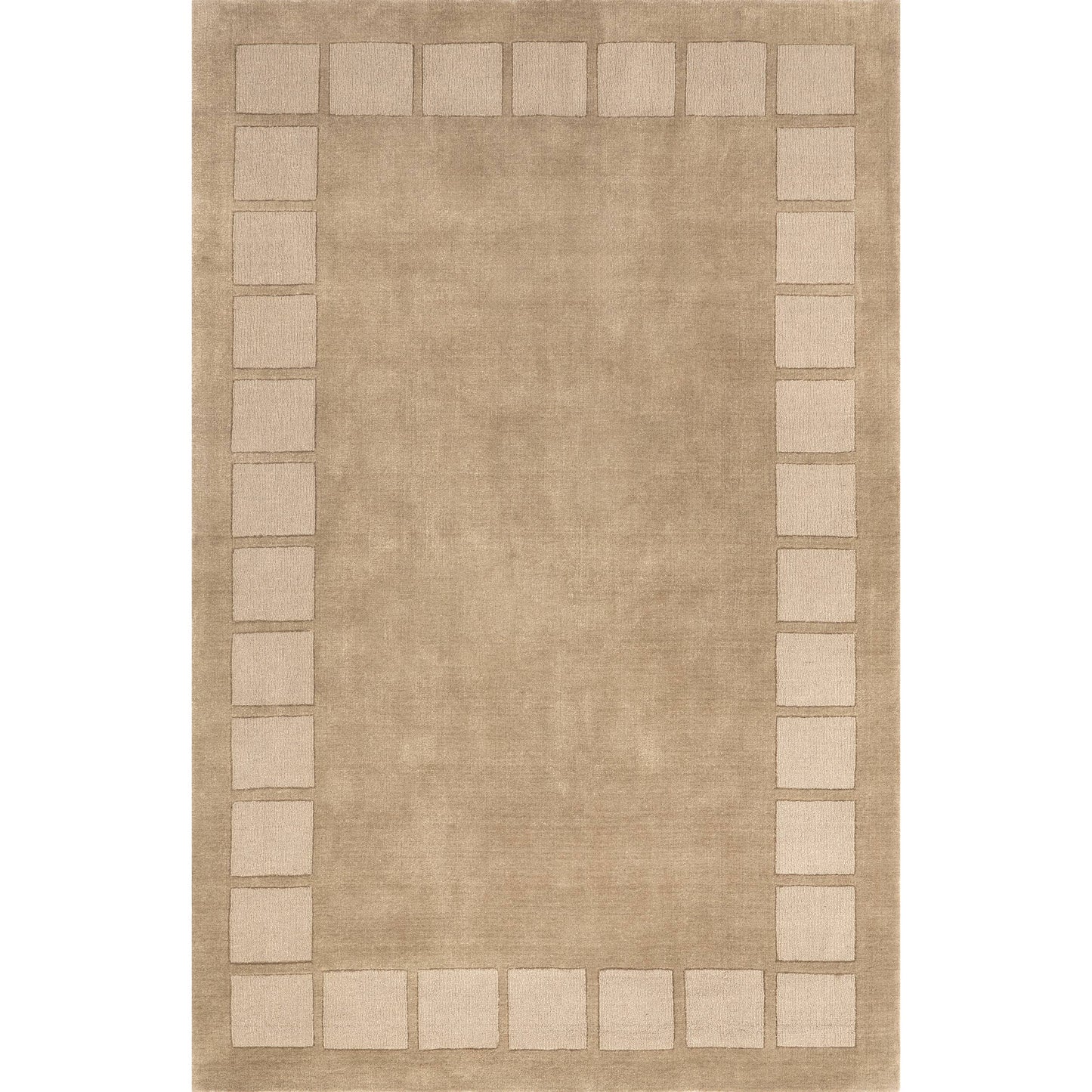 Arvin Olano Petra High-Low Wool-Blend Area Rug: Verdant Green / 8' x 10' - Curated Home Decor