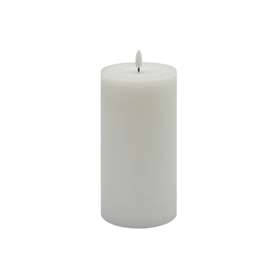 Slim White Flameless Pillar Candle - Curated Home Decor