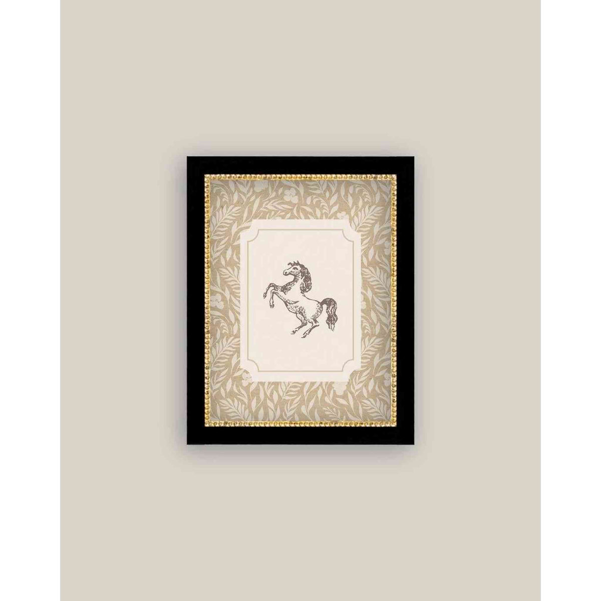 
                  
                    Pony Tan Print Framed Antique Inspired Art - Curated Home Decor
                  
                