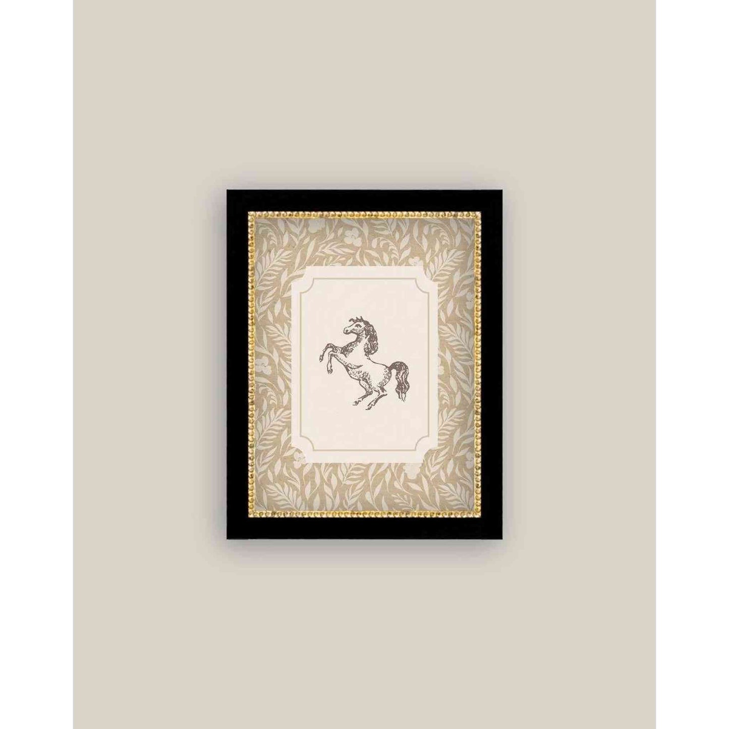 
                  
                    Pony Tan Print Framed Antique Inspired Art - Curated Home Decor
                  
                