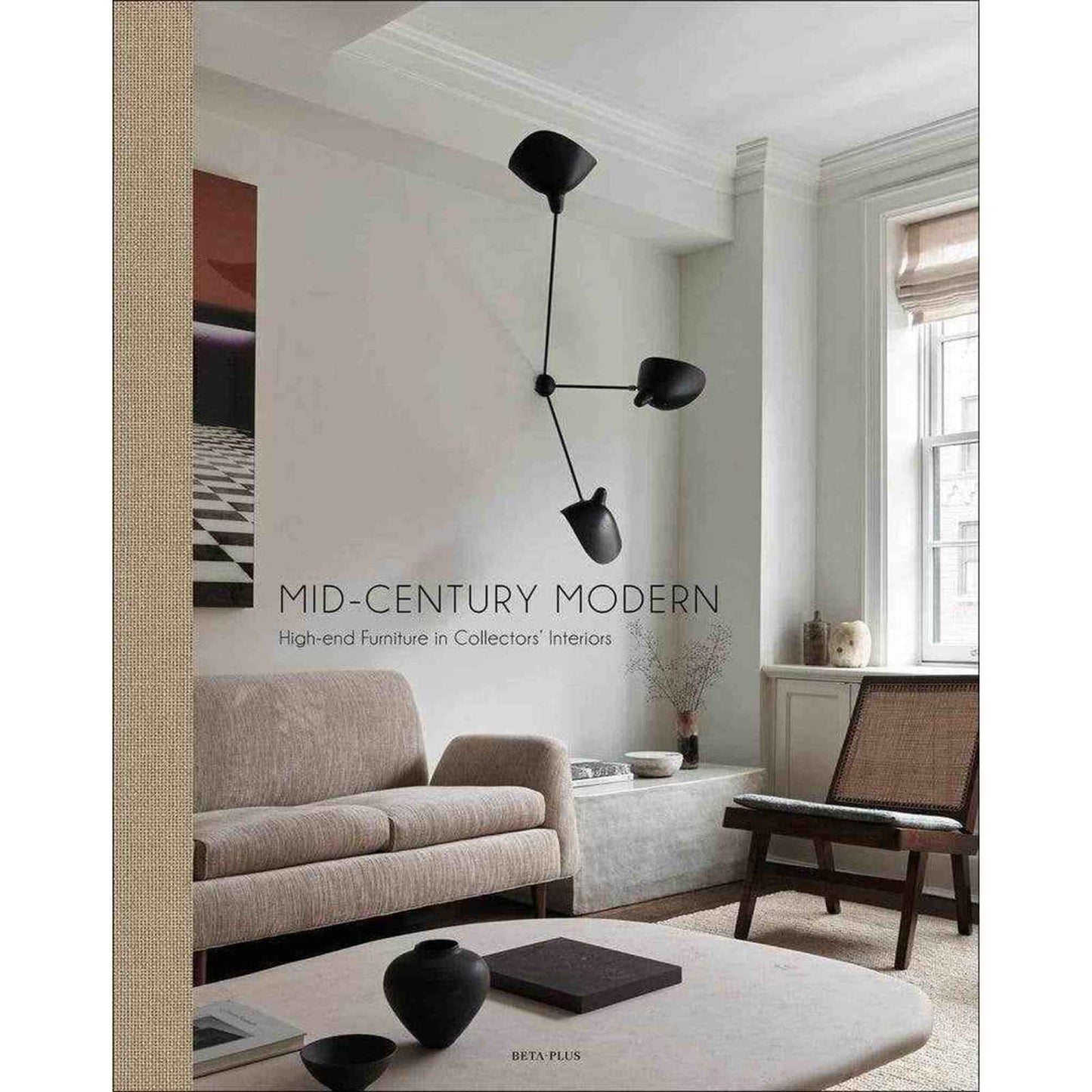 Chic mid-century modern high-end furniture coffee table book for interior design inspiration