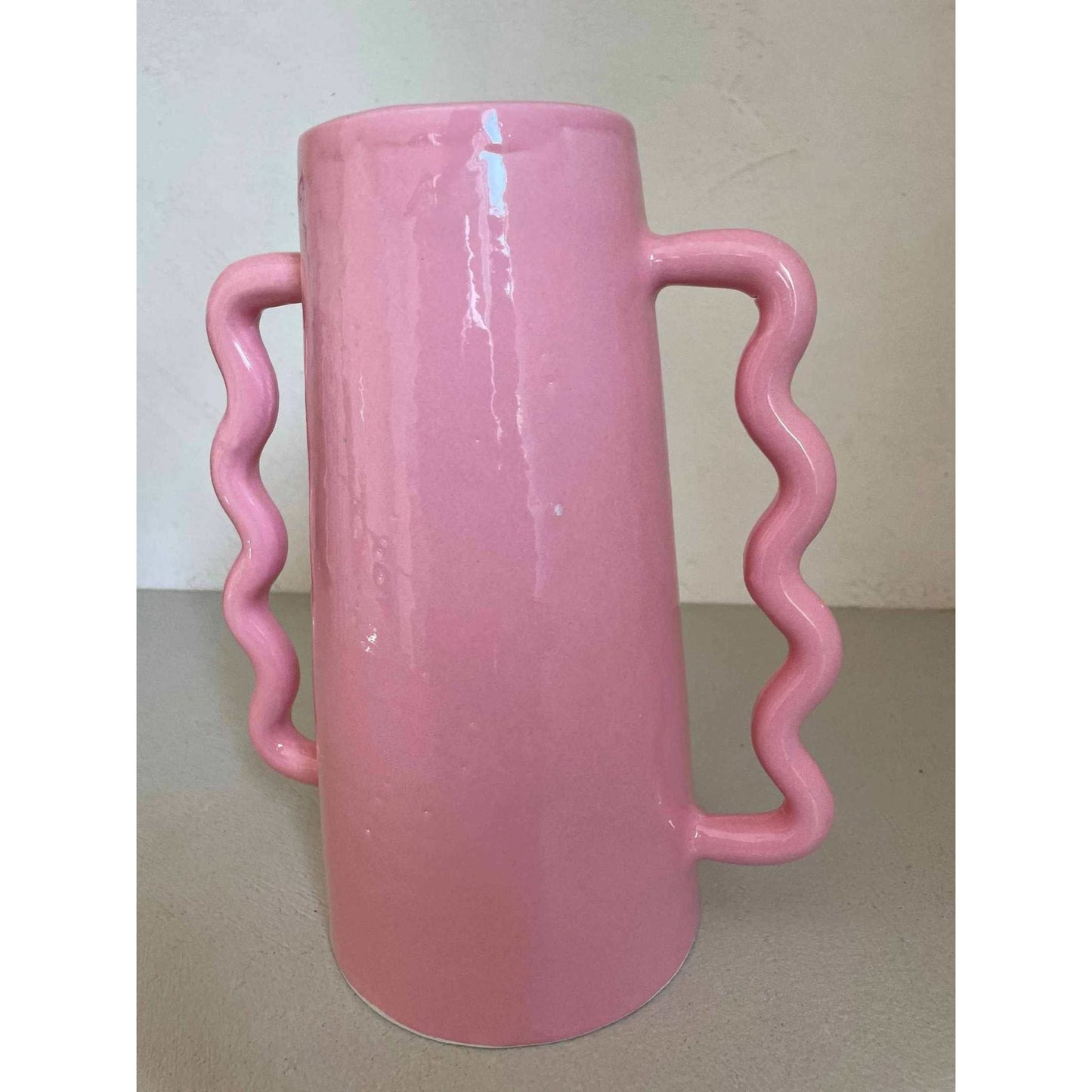 
                  
                    Pink Abstract Ceramic Vase - Curated Home Decor
                  
                