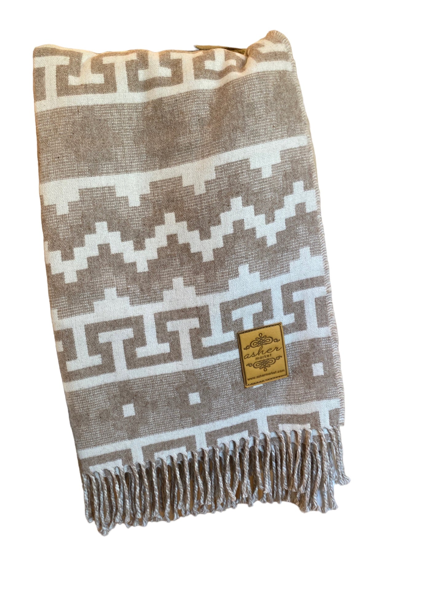 100% Alpaca Geometric Inca Throw - Curated Home Decor