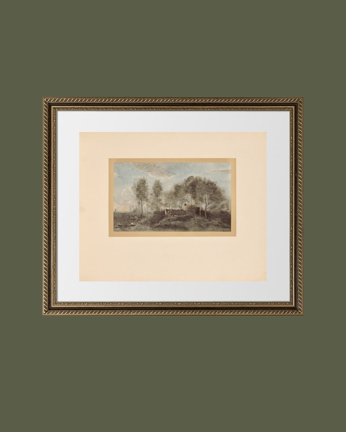 
                  
                    French Landscape II Antique Art Print: 5x7 - Curated Home Decor
                  
                