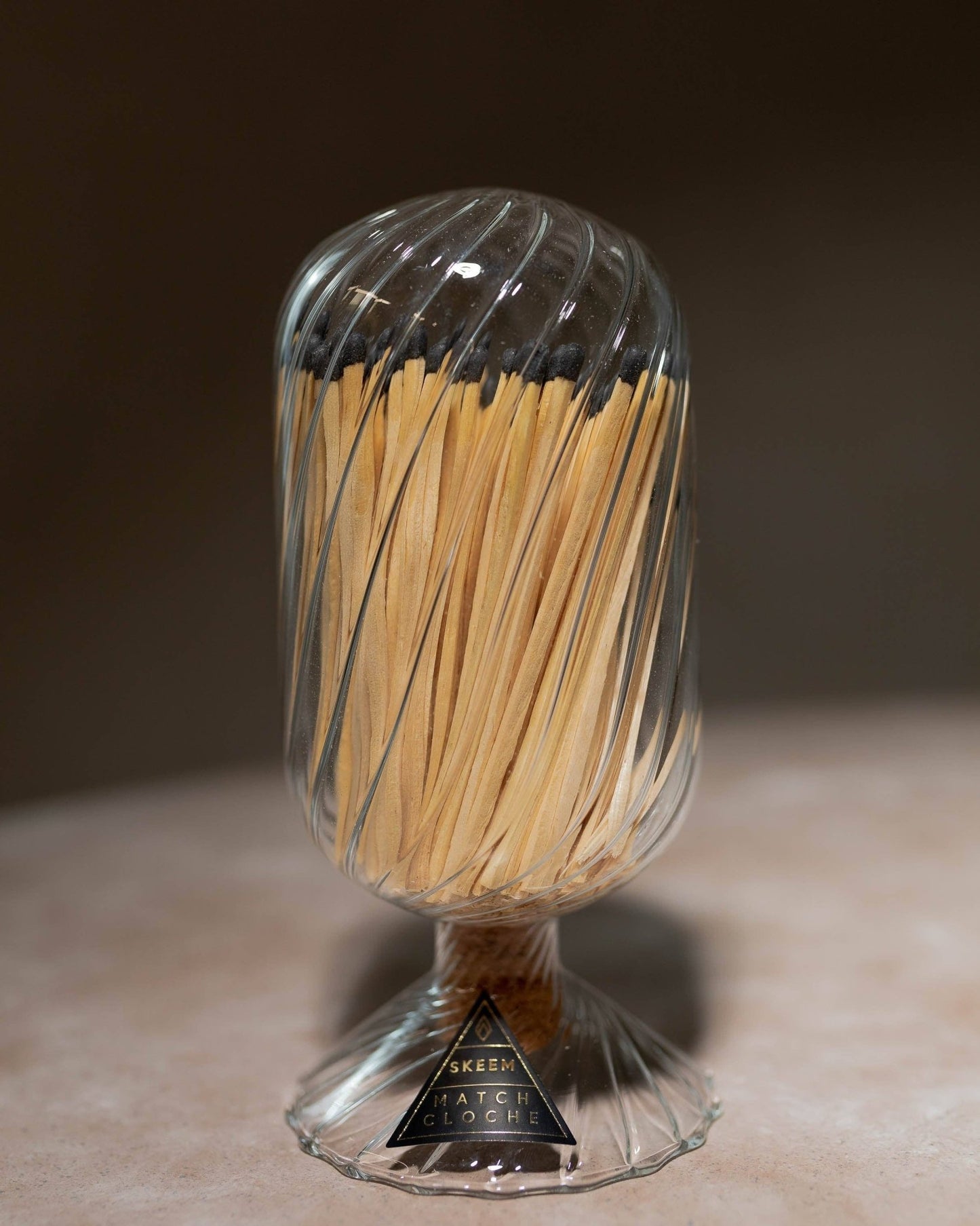 
                  
                    Voltaire Hand-Blown Glass Match Cloche - 120 Matches Display - Curated Home Decor
                  
                