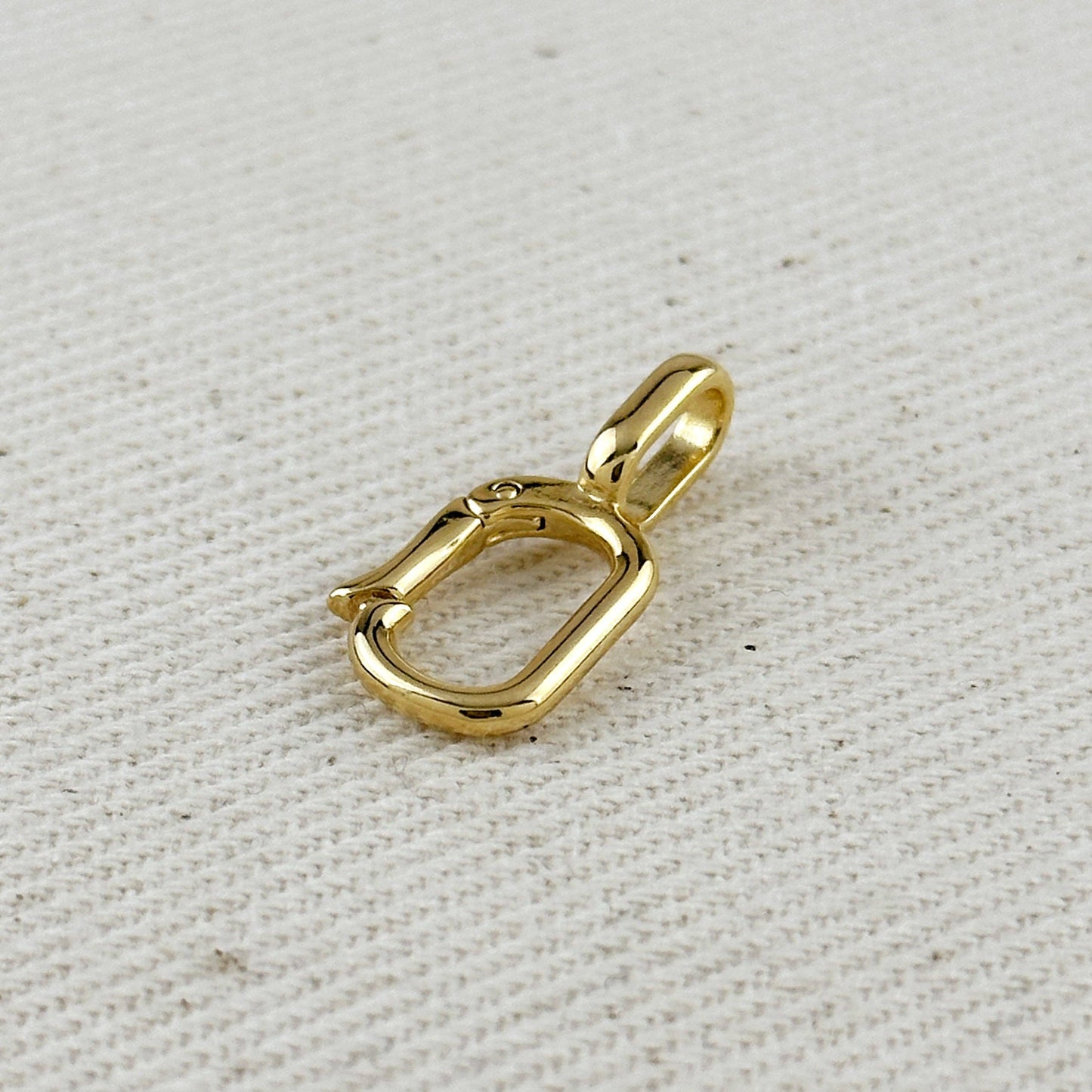 18k Gold Filled Carabiner Pendant - Curated Home Decor