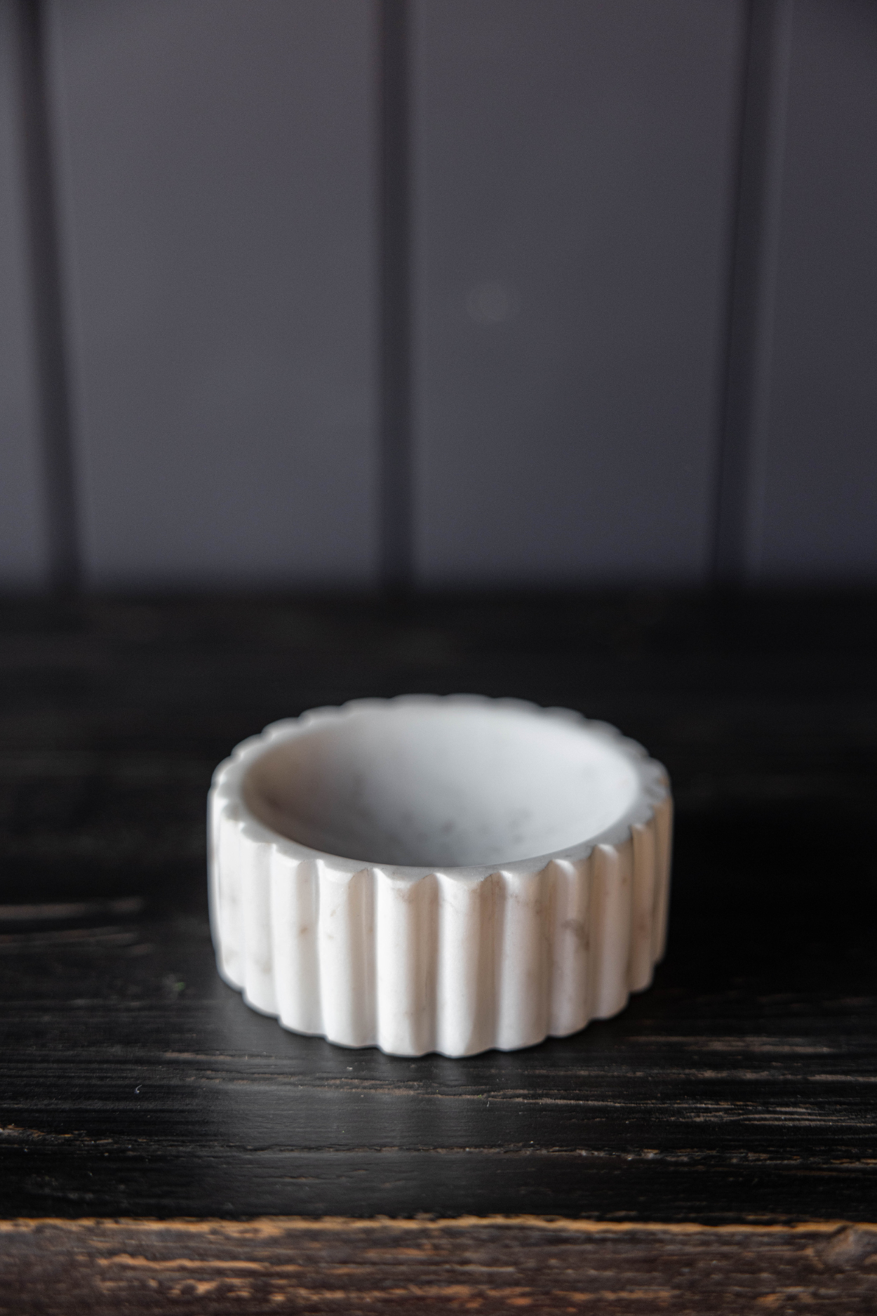 White Marble Fluted Soap Dish - Curated Home Decor