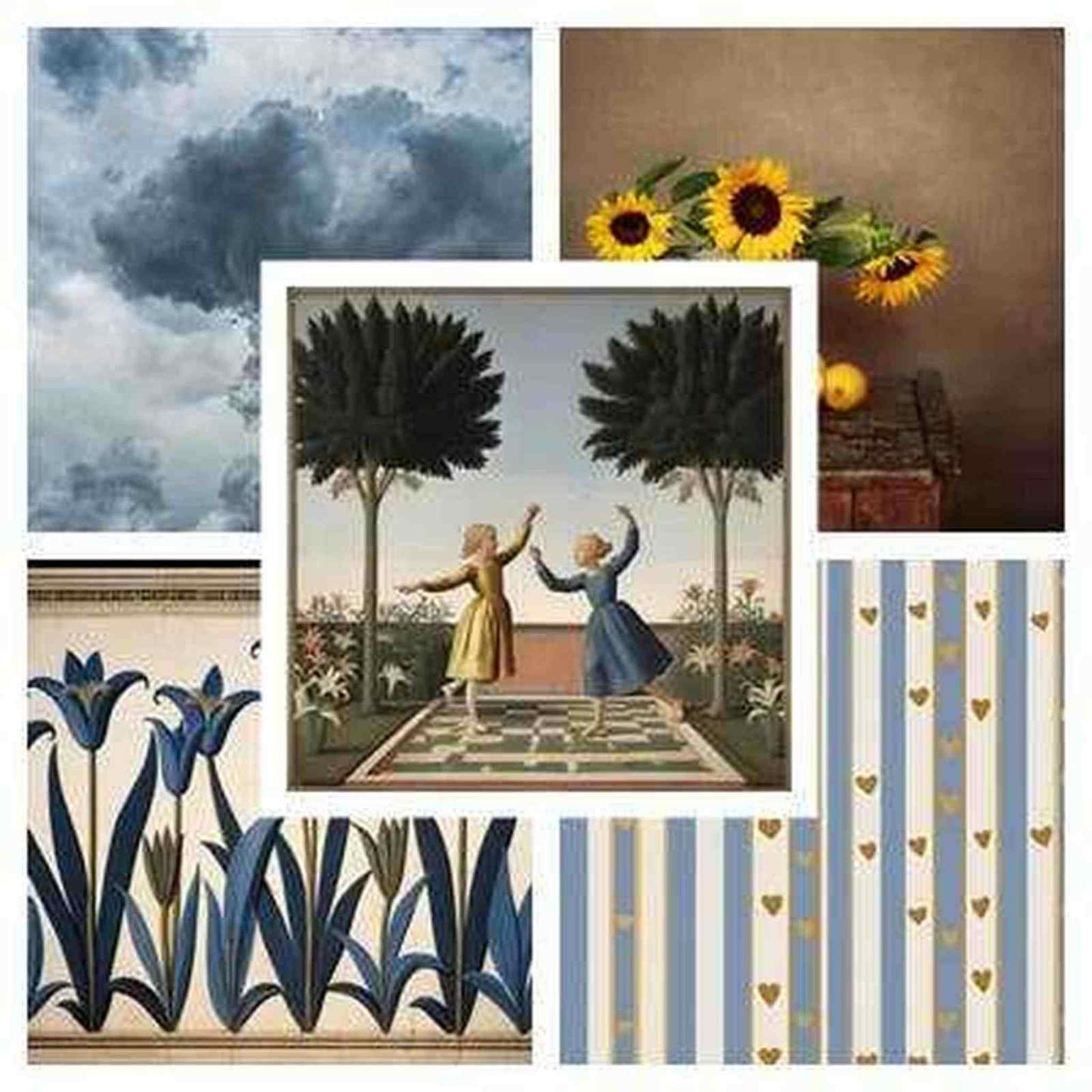 
                  
                    The Young Girls in the Garden Illustrtation - Curated Home Decor
                  
                