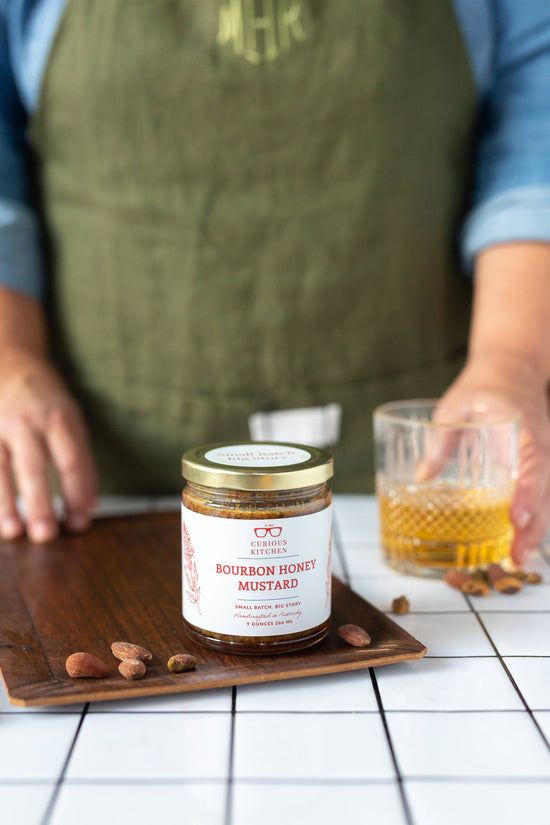 In the Curious Kitchen - Bourbon Honey Mustard 9 oz.  - Curated Home Decor