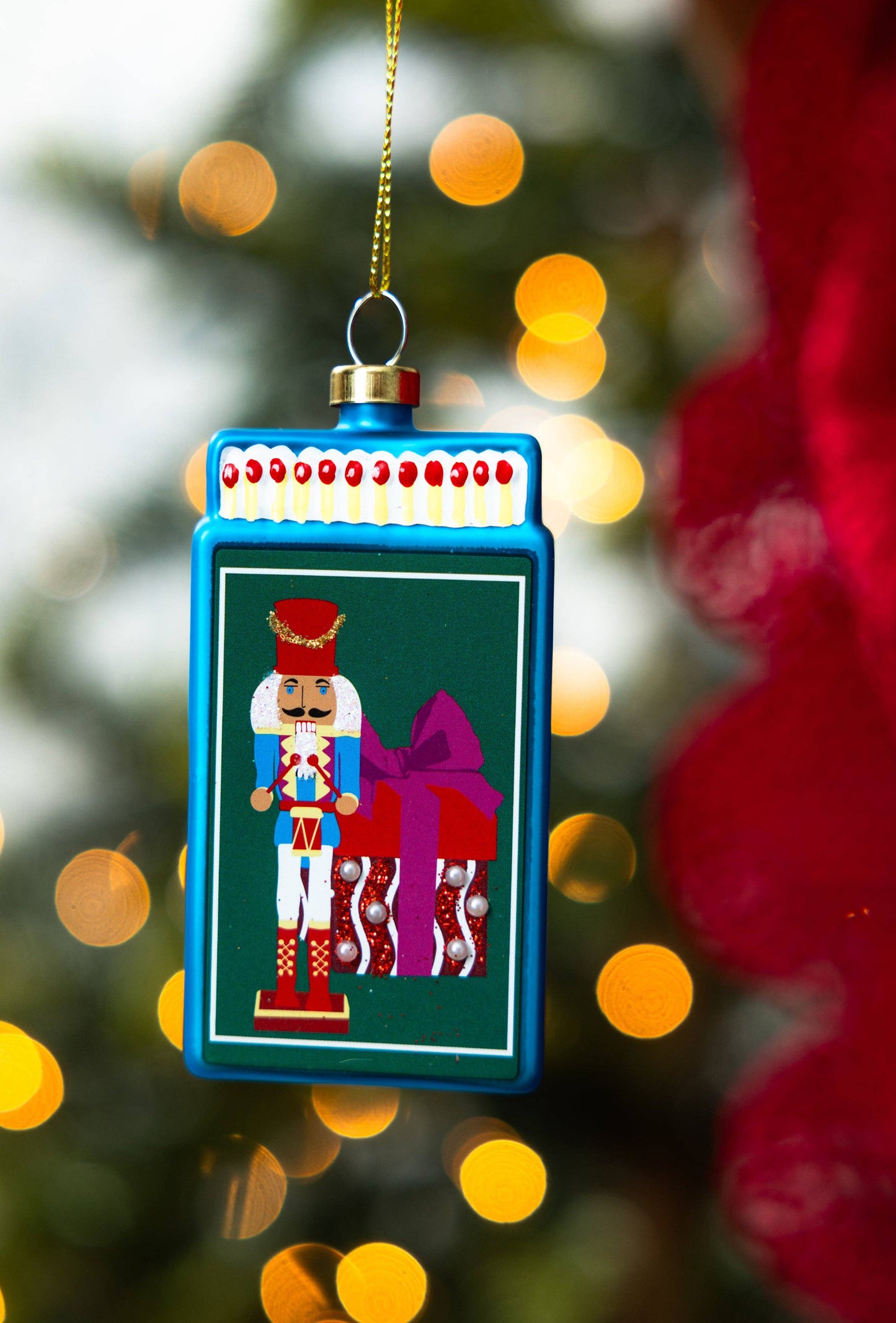Nutcracker Matchbook Ornament - Curated Home Decor
