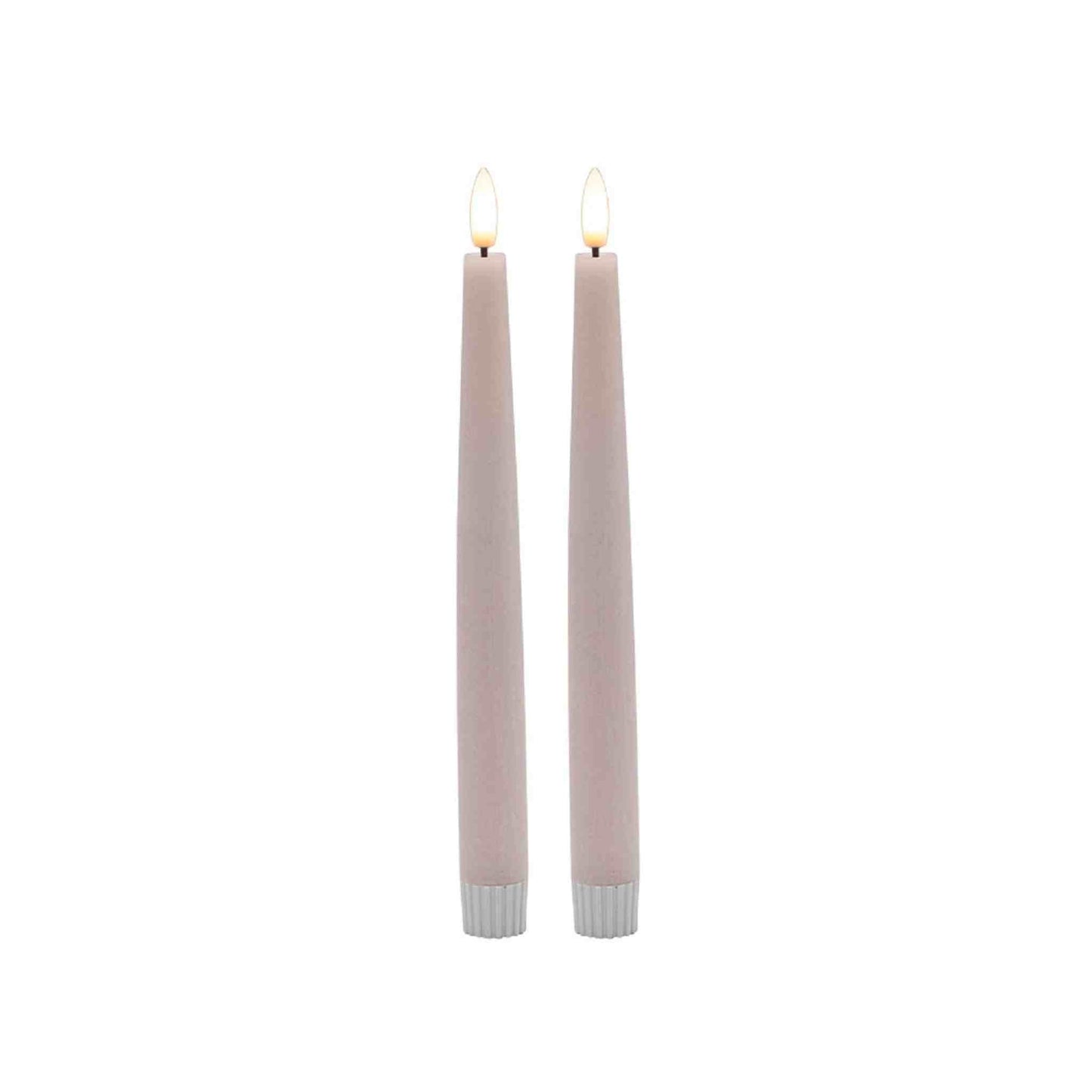 
                  
                    Pink Flameless Taper Candles – Set of 2 with 3D Flickering Flame - Curated Home Decor
                  
                