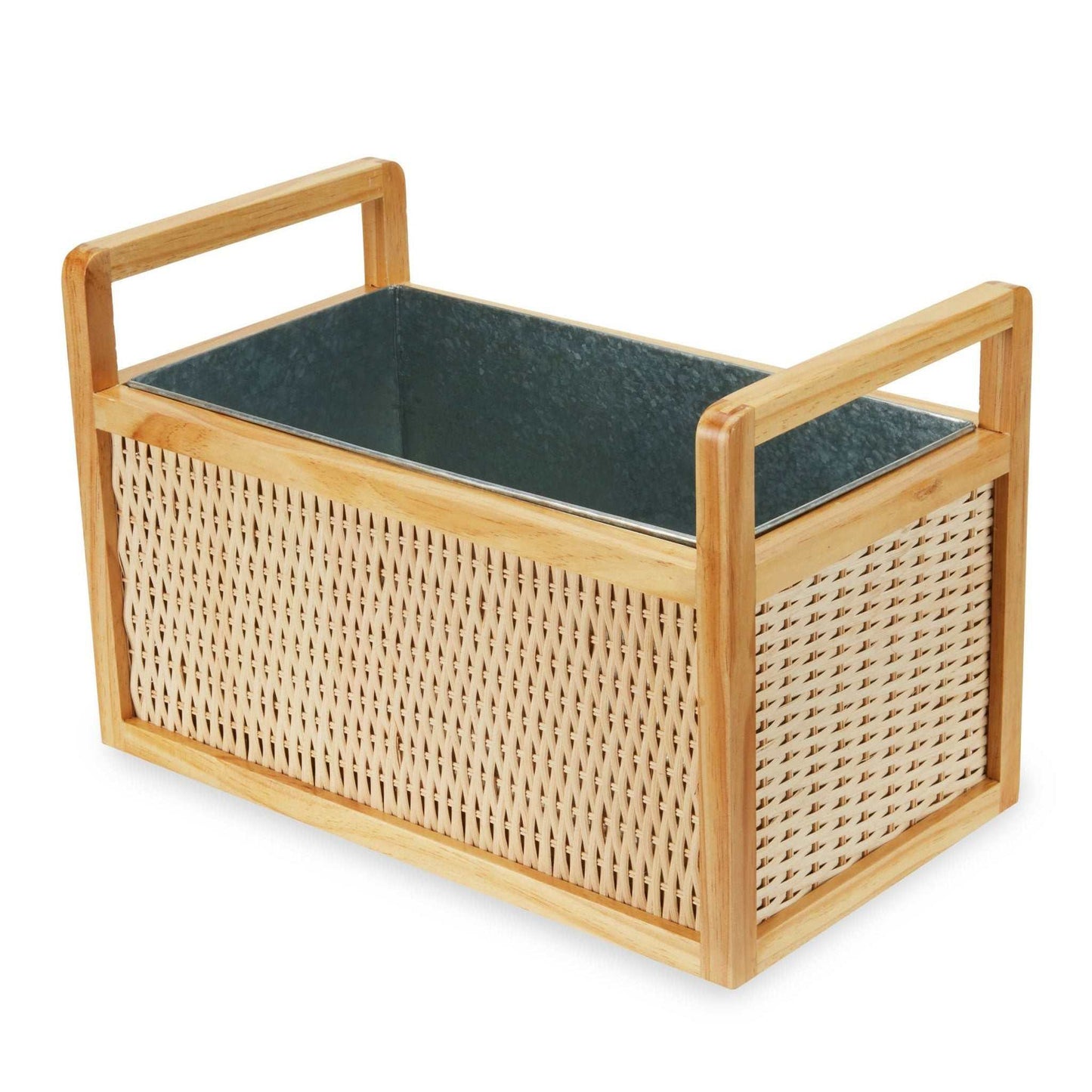 
                  
                    Rattan and Wood Beverage Tub - Curated Home Decor
                  
                