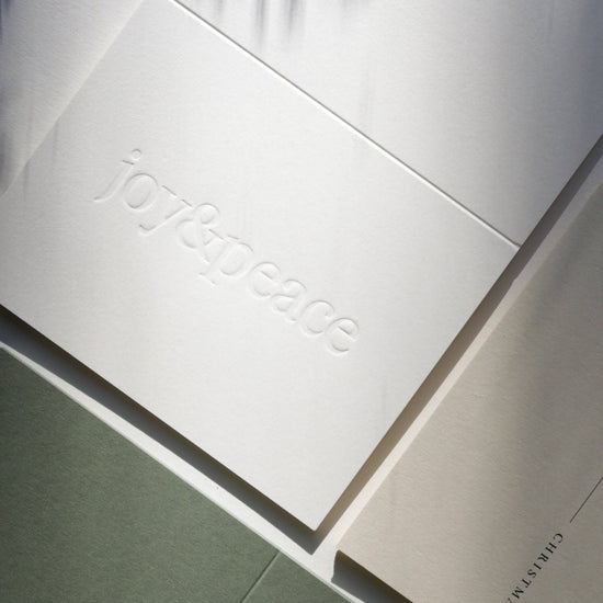 Joy & Peace No. 01: Olive / Single Card