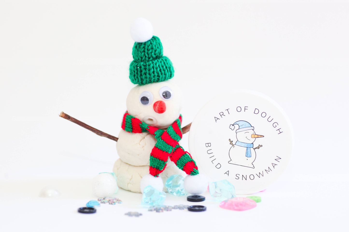 Build a Snowman Sensory Jar - Curated Home Decor