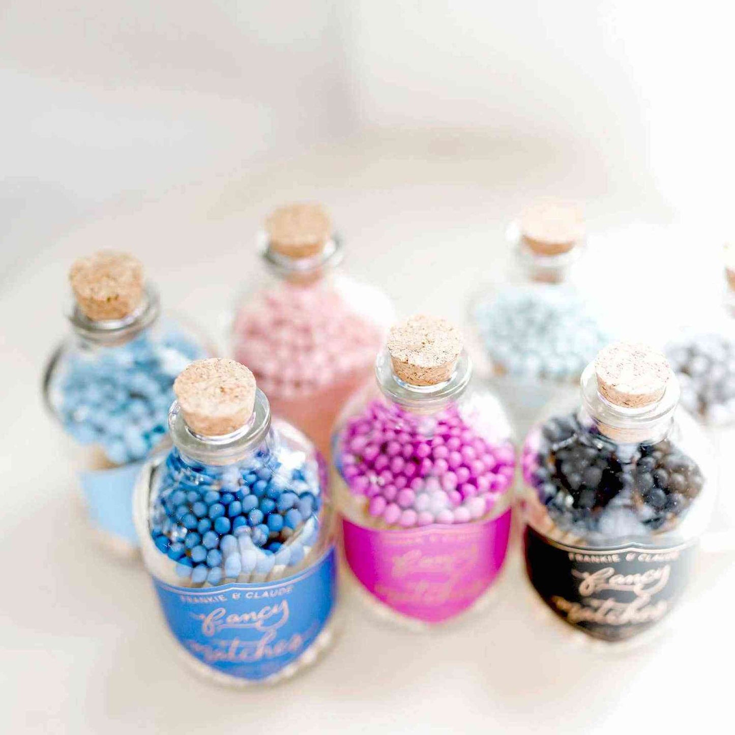 
                  
                    Fancy Matches: Blue Spruce Match Jar - Curated Home Decor
                  
                