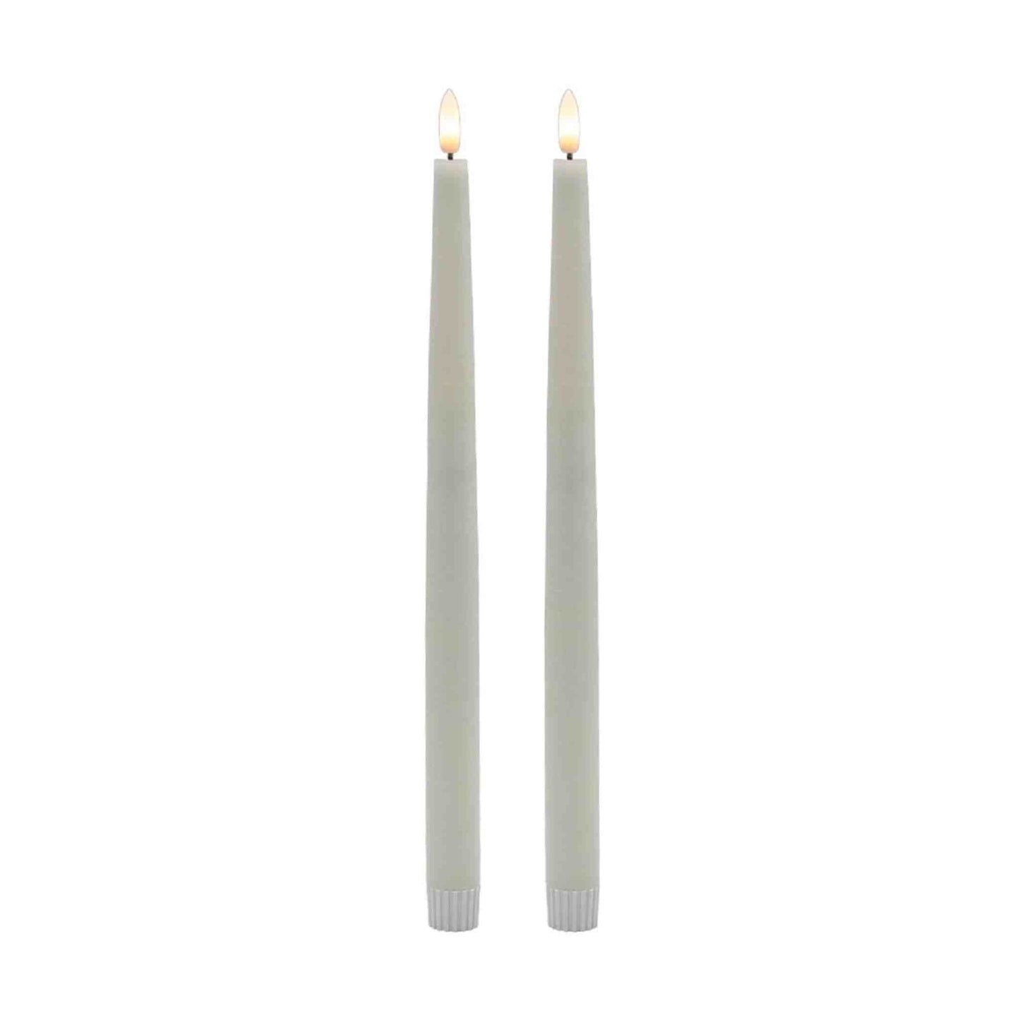 
                  
                    2 pc Tall White Flameless Taper Candle - Curated Home Decor
                  
                