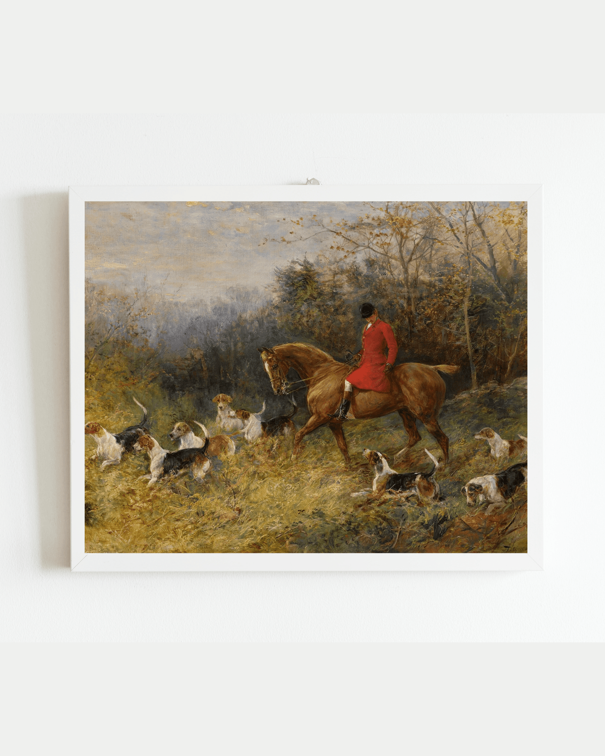 
                  
                    The Draw of the Hounds Antique Art Print: 8x10 - Curated Home Decor
                  
                