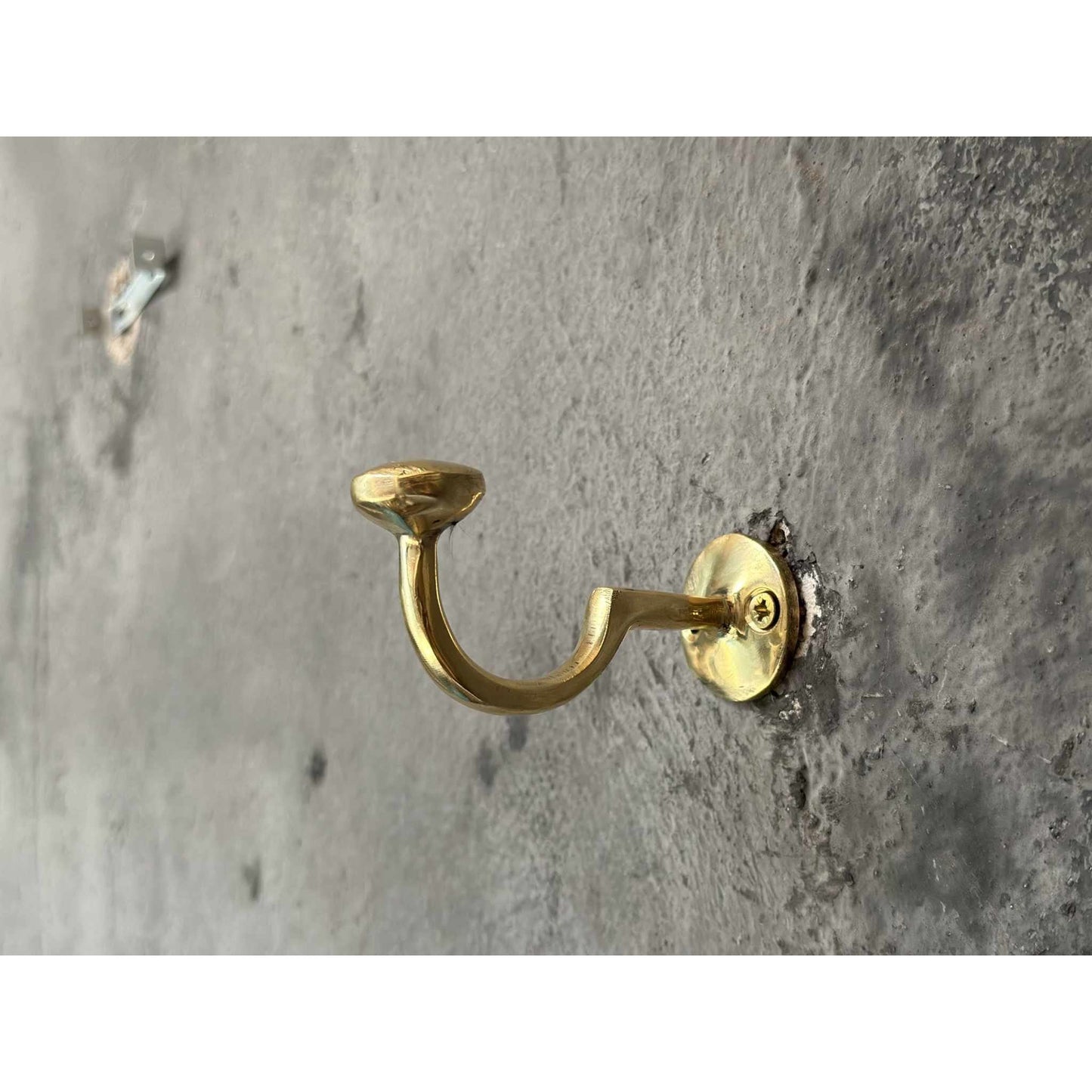 Solid brass wall mounted hooks with antique brass finish for bathroom towels and robes