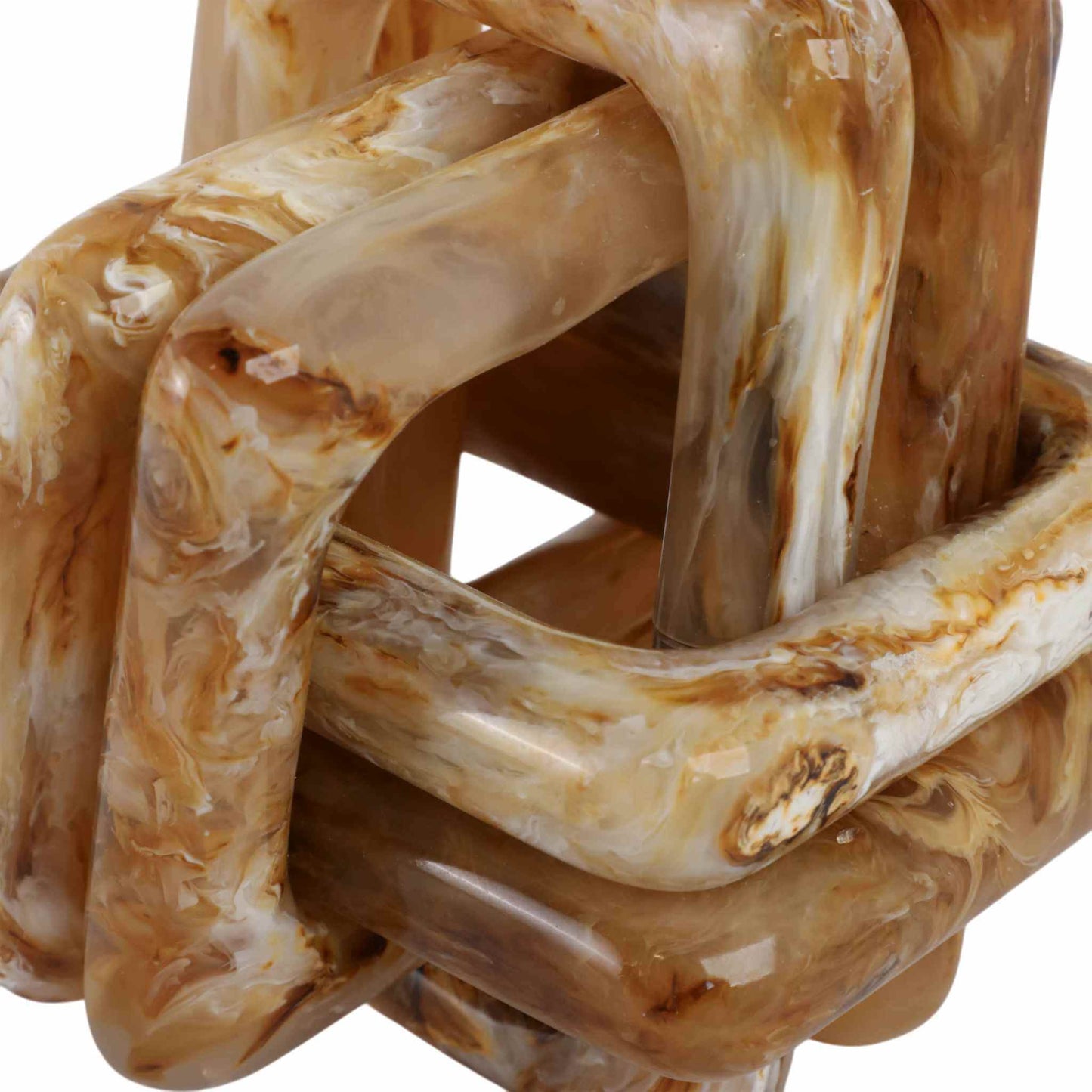 
                  
                    Tan 6 in. Marbled Resin Knot - Curated Home Decor
                  
                
