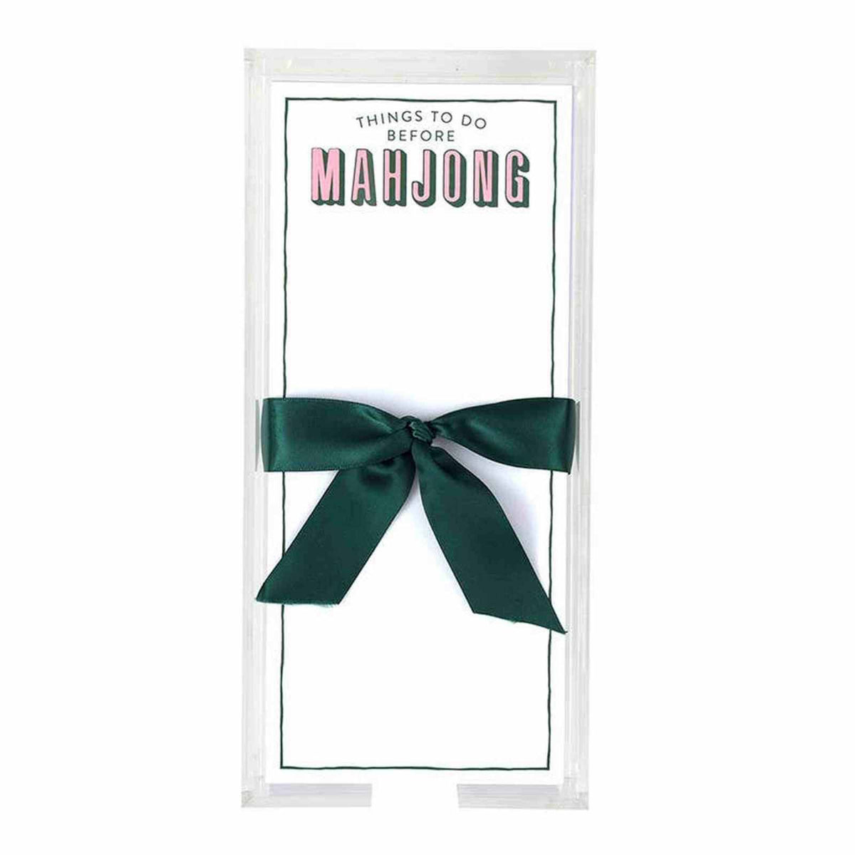 
                  
                    Acrylic Notepaper Tray - Things To Do Before Mahjong - Curated Home Decor
                  
                