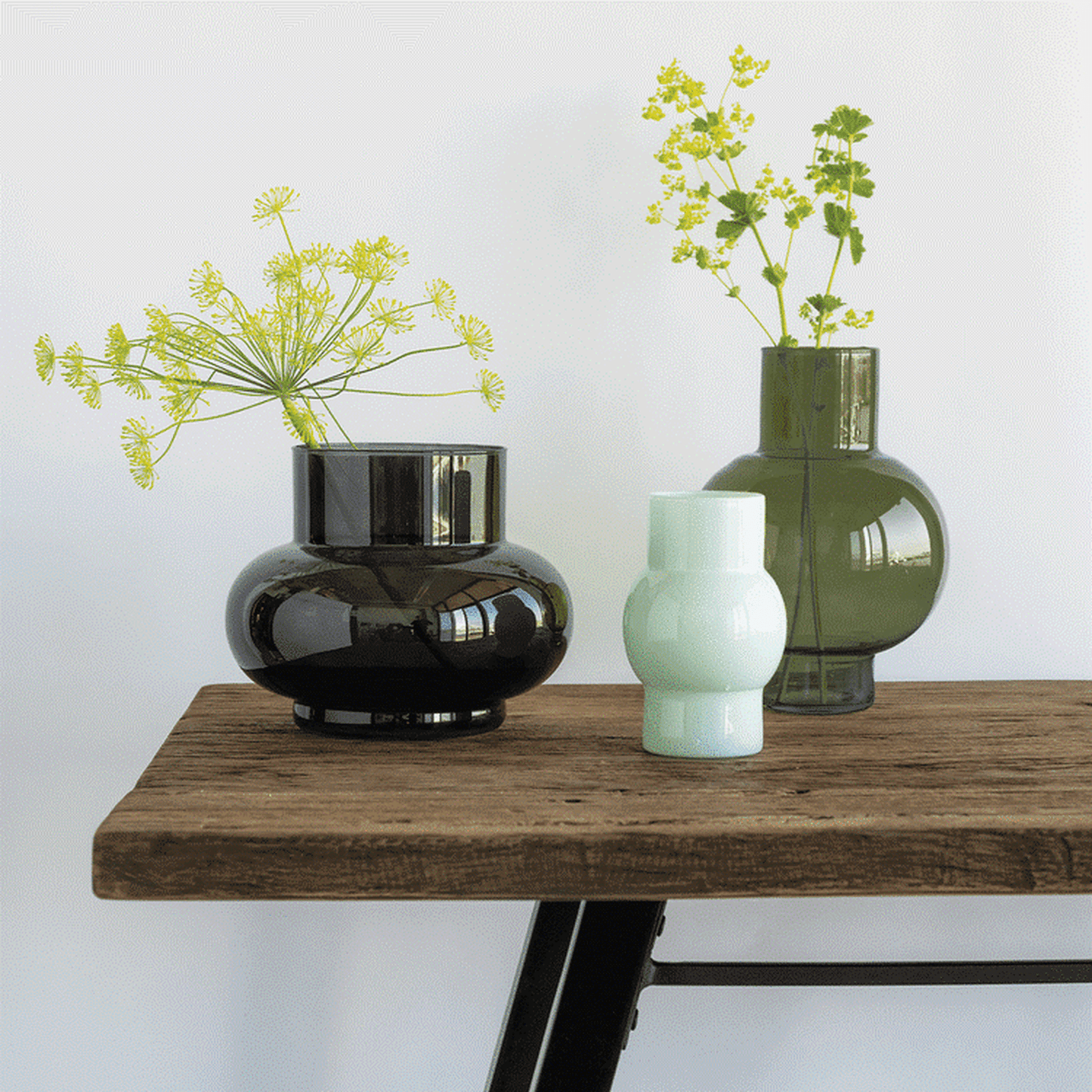 
                  
                    Black Recycled Vase Tummy B - Curated Home Decor
                  
                